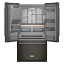 Kitchenaid® 26.8 Cu. Ft. Standard-Depth French Door Refrigerator with Exterior Ice and Water Dispenser KRFF577KBS