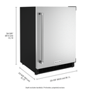 Kitchenaid® 24 Undercounter Refrigerator with Stainless Steel Door KURR114KSB