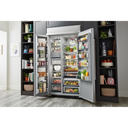 Kitchenaid® 30 Cu. Ft. 48 Built-In Side-by-Side Refrigerator with PrintShield™ Finish KBSN708MBS