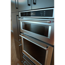 Kitchenaid® 30 Combination Wall Oven with Even-Heat™  True Convection (Lower Oven) KOCE500ESS