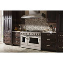 KitchenAid® 48'' Smart Commercial-Style Gas Range with Griddle KFGC558JMH