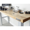 Gladiator® 6' (182.9 cm) Wide Adjustable Height Hardwood Workbench GAWB06HWGW