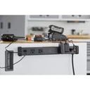 Gladiator® 6' (182.9 cm) Wide Adjustable Height Hardwood Workbench GAWB06HWGW