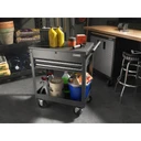 Gladiator® 6' (182.9 cm) Wide Adjustable Height Hardwood Workbench GAWB06HWGW