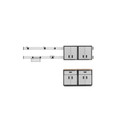 Gladiator® GearTrack® Channel End Caps (4-Pack) GAACGE4PPM