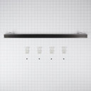 27" (68.6 cm) Warming Drawer Heat Deflector, Stainless Steel W10536338