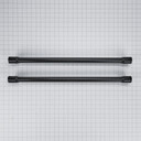 French Door Refrigerator Handle Kit, Black W10716733