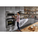 Built-In Low Profile Microwave Standard Trim Kit with Pocket Handle, Stainless Steel W11451313
