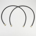 4' Black Washer Inlet Hoses 1050 PSI - 2 Pack 8212546RP
