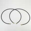 5' Black Washer Inlet Hoses 1050 PSI - 2 Pack 8212641RP