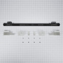 30" Wall Range Flush Installation Trim Kit, Black W10752688