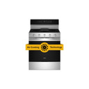 Whirlpool® 30-inch Smart Gas Range with Air Cooking Technology, Steam/Self Cleaning, Rapid Preheat 5.3 CuFt Capacity WFGS7530RZ