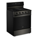 Whirlpool® 30-inch Smart Gas Range with Air Cooking Technology, Steam/Self Cleaning, Rapid Preheat 5.3 CuFt Capacity WFGS7530RV