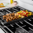 Whirlpool® 30-inch Gas Range with Air Fry and Air Baking, Self Cleaning, Rapid Preheat 5.0 CuFt Capacity WFGS5030RW