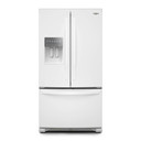Whirlpool® 36-Inch Wide French Door Bottom Mount Refrigerator - 25 cu. ft. WRFF3436RW