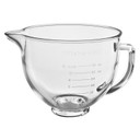 Kitchenaid® 5 Quart Tilt-Head Glass Bowl with Measurement Markings & Lid KSM5GB