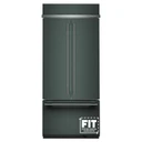 Kitchenaid® 20.8 Cu. Ft. 36" Built-In French Door Bottom Mount Refrigerator with Platinum Interior KBFN536SJP
