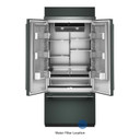 Kitchenaid® 20.8 Cu. Ft. 36" Built-In French Door Bottom Mount Refrigerator with Platinum Interior KBFN536SJP