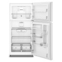 Whirlpool® 29.5-inch Wide Top Freezer Refrigerator with Total Coverage Cooling - 19 Cu. Ft. WRTX5419SW Whirlpool® 29.5-inch Wide Top Freezer Refrigerator with Total Coverage Cooling - 19 Cu. Ft. WRTX5419SW