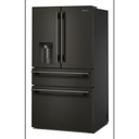 Kitchenaid® 29 cu. ft. French Door Refrigerator with Exterior Water and Ice and FreshChill™ Full-Width Refrigerated Drawer KRMF436SBE