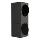 Whirlpool® 24-in Compact ENERGY STAR® Certified Ventless Heat Pump Laundry Tower with 3.2-cu. ft. I.E.C. Washer and Electric 4.3-cu ft Dryer YWFH5424SJ