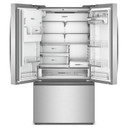Whirlpool® 36-inch Wide True Counter Depth 3-Door French Door Refrigerator - 23.4 cu. ft. WRFC7036RZ