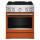 Kitchenaid® 30-Inch 4 Burner Commercial-Style Dual Fuel Range with No Preheat Air Fry Mode KFDS930SSC