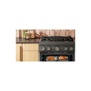 KitchenAid® 30-Inch 4 Burner Commercial-Style Dual Fuel Range with No Preheat Air Fry Mode KFDS930SBE