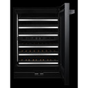 Jennair® NOIR™ 24" Built-In Undercounter Wine Cellar, Right Swing JUWFR242HM