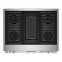 Jennair® 36" NOIR™ Dual-Fuel Professional-Style Range JDRP636HM