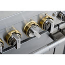 Jennair® 48" RISE™ Dual-Fuel Professional-Style Range with Chrome-Infused Griddle JDRP548HL