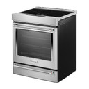 Kitchenaid® 30-Inch 4-Element Induction Convection Front Control Range with Baking Drawer KSIB900ESS