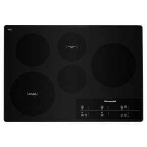 Kitchenaid® 30 Electric Cooktop with 5 Elements and Touch-Activated Controls KCES950KSS