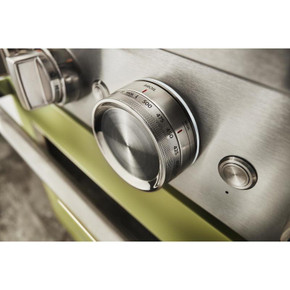 KitchenAid® 30'' Smart Commercial-Style Gas Range with 4 Burners KFGC500JAV