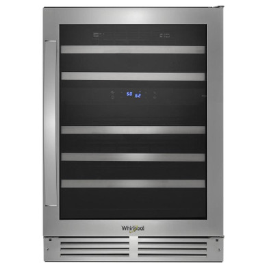 Whirlpool® 24” Wide Undercounter Wine Center-46 Bottles WUW55X24HS