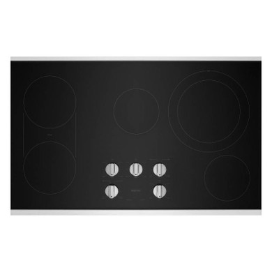 Maytag® 36-Inch Electric Cooktop with Reversible Grill and Griddle MEC8836HS