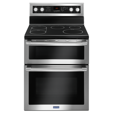 Maytag® Cuisinière électrique à four double et convection véritable - 30 po - 6.7 pi cu YMET8800FZ