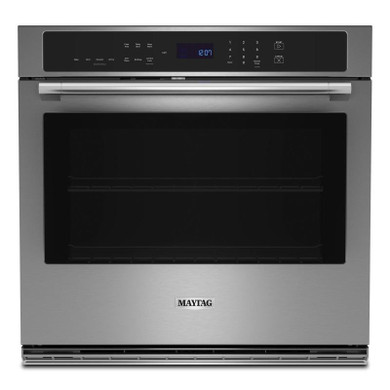 Maytag® 30-inch Single Wall Oven with Air Fry and Basket - 5.0 cu. ft. MOES6030LZ