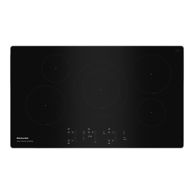 Kitchenaid® 36-Inch 5-Element Sensor Induction Cooktop KCIG556JSS