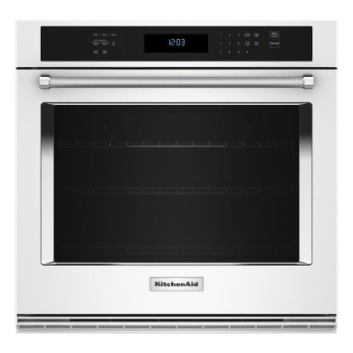 KitchenAid® 30" Single Wall Oven with Air Fry Mode KOES530PWH