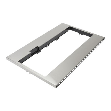 Built-In Low Profile Microwave Standard Trim Kit with Pocket Handle, Stainless Steel W11451313