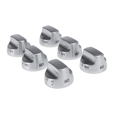 Stainless Steel Knob Kit - 4 Burner/Grill/Griddle W10231703
