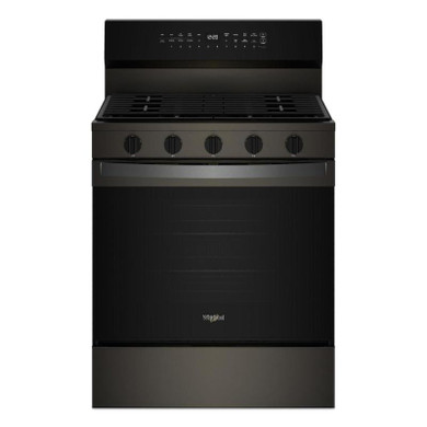 Whirlpool® 30-inch Smart Gas Range with Air Cooking Technology, Steam/Self Cleaning, Rapid Preheat 5.3 CuFt Capacity WFGS7530RV