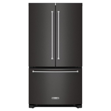 Kitchenaid® 20 cu. ft. 36-Inch Width Counter-Depth French Door Refrigerator with Interior Dispense KRFC136RBS