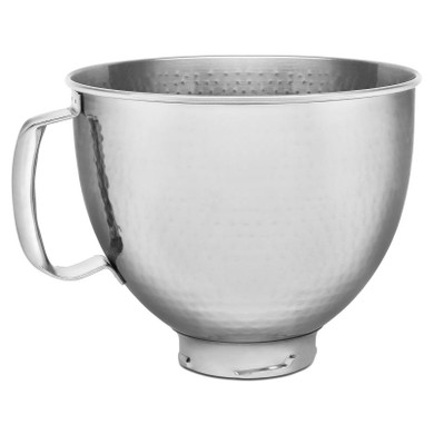 KitchenAid® 5 Quart Tilt Head Hammered Stainless Steel Bowl KSM5SSBHM