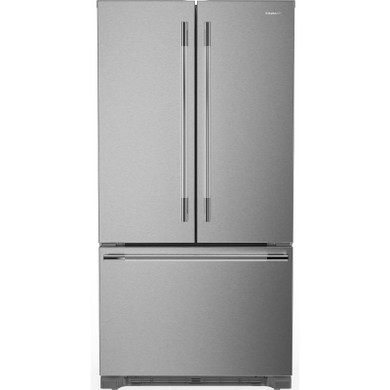 Kitchenaid® 22 Cu. Ft. 36-Inch Counter-Depth French Door Refrigerator with Internal Water Dispenser KRFC136TPS