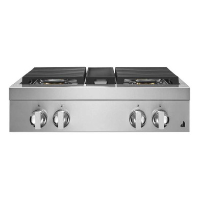 Jennair® 30" NOIR™ Gas Professional-Style Rangetop JGCP430HM