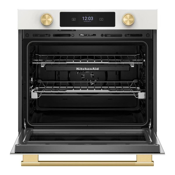 Kitchenaid® 30-inch Smart Electric Single Wall Oven with Assisted Cooking Modes KOES730SPL
