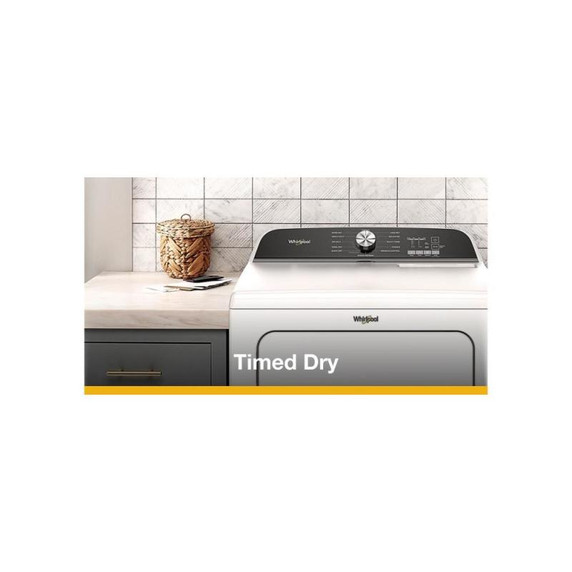 7.0 Cu. Ft. Whirlpool® Top Load Gas Dryer with Moisture Sensor WGD6150PW