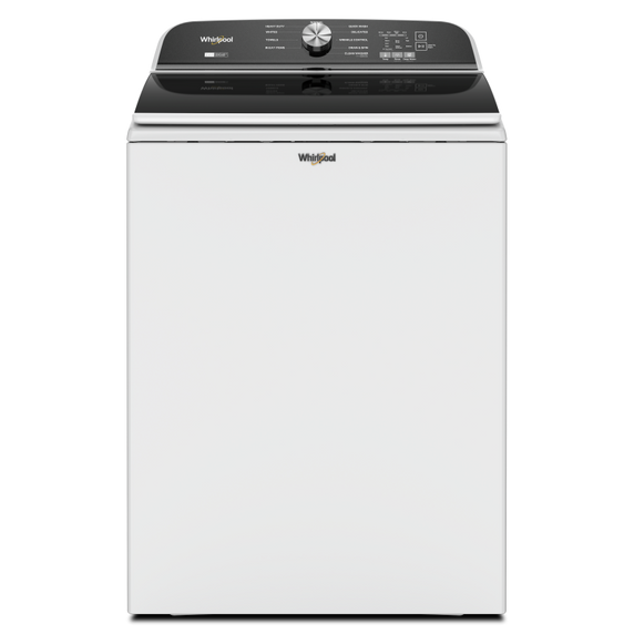 6.0-6.1 Cu. Ft. Whirlpool® Top Load Washer with Removable Agitator WTW6157PW